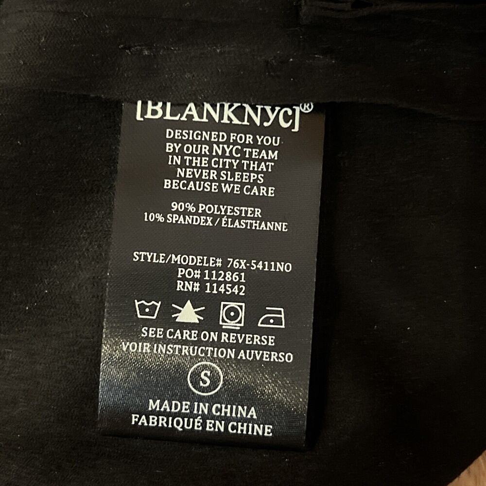 Women's Blanknyc Faux Suede Drapey Jacket, Size Small - Black 76X-5411NO - Picture 9 of 11